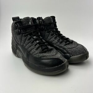 Jordan 12 Wool Shoes Youth Size 5Y Retro Basketball 852626-003